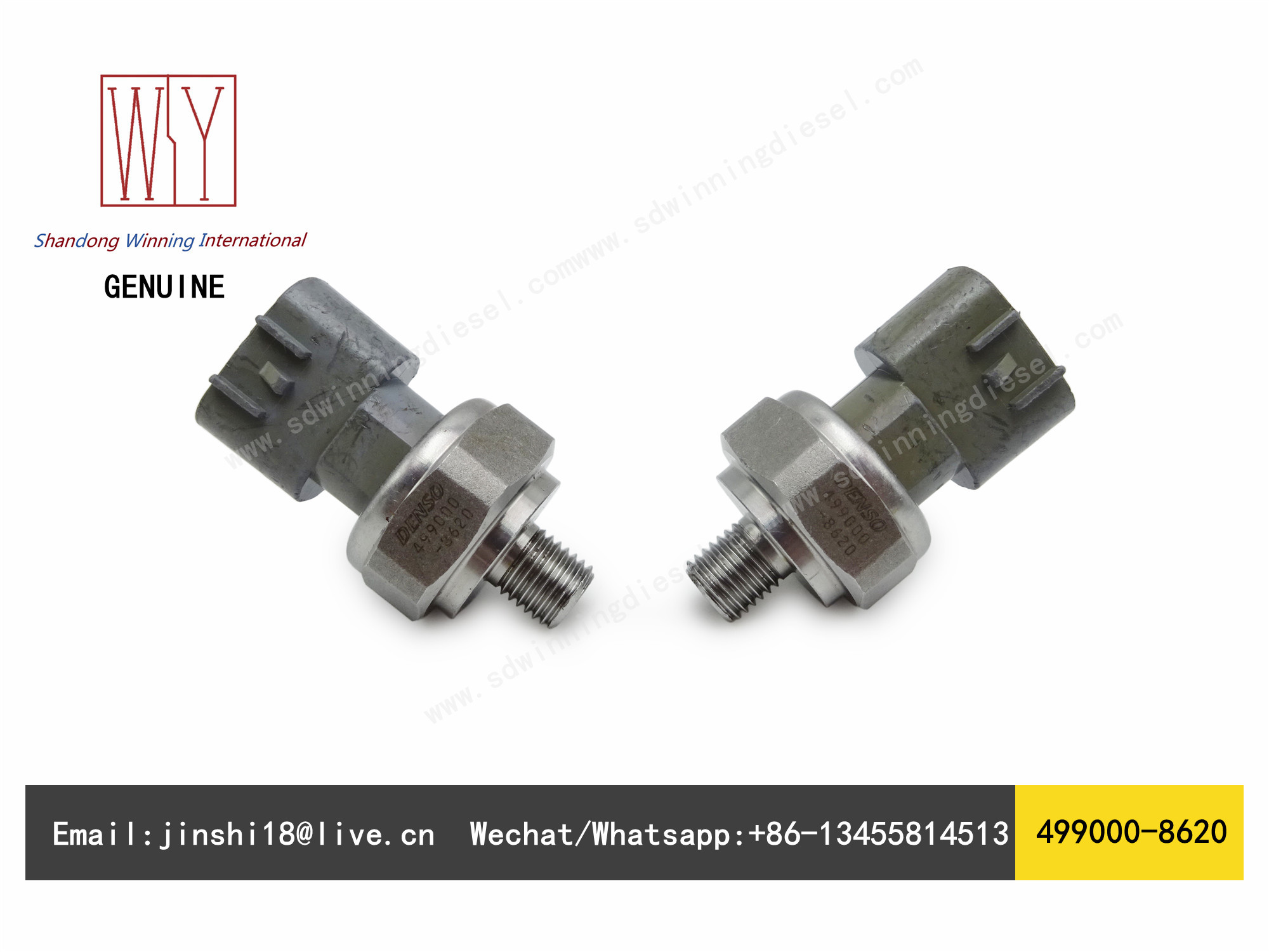 DENSO GENUINE AND NEW FUEL PRESSURE SENSOR SWITCH 499000-8620 4990008620