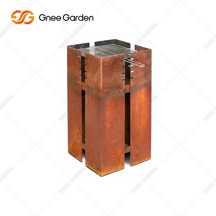 Garden Metal Wood Burning Open Fire Fire Pit Barbecue Grill Outdoor Cooking Grills