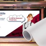 Inkjet Printable Vinyl Rolls Waterproof Inkjet Vinyl Media Printing