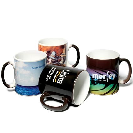 Amaze Blue Color Changing Magical Coffee Mug Hot Sensitive For Boys