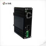 12-48V DC Input DIN Rail Industrial Grade Gigabit 30W PoE Media Converter with