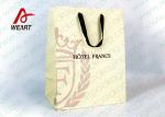275g Silver Card Paper Retail Packaging Bags , Hot Stamping Thanksgiving Paper