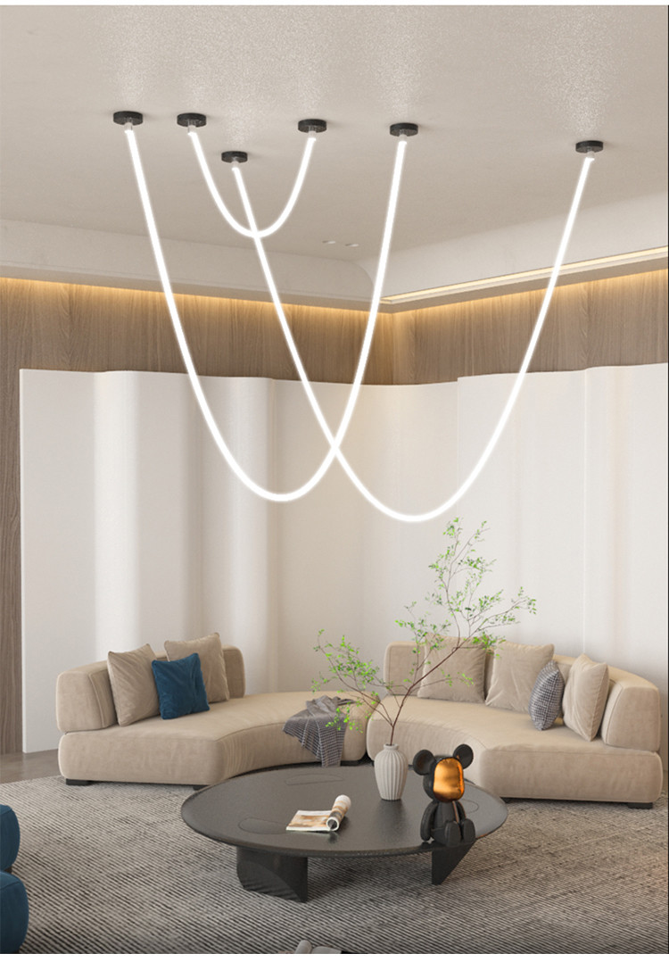Nordic post-modern designer LED pendant lamp silicone lamp office lamp(WH-MI-369)