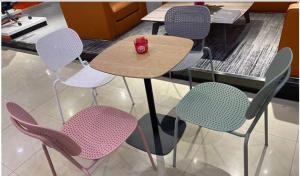 Wholesale 70cm Steel Frame Dining Table MDF Living Room Cocktail Table from china suppliers