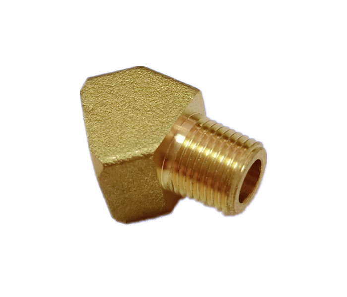 45 Degree Street Elbow Brass Pipe Fitting 1/8" NPT Female X 1/8" NPT Male