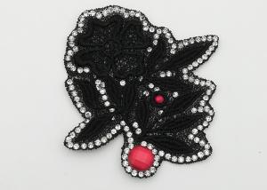 Wholesale Wintersweet Shaped Floral Patches Customized Color / Size For Bags And Shoes from china suppliers