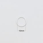 10mm Women Lingerie Rings Nylon Coated With Metal Inside