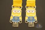 Europe Bespoke Cartoon Kids Metal Medals / Size 50*3MM 3D Printed Medals