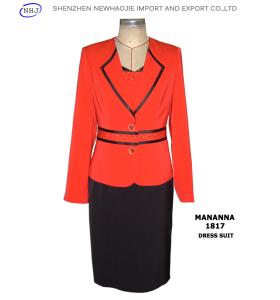 Wholesale woman jacket dress suit from china suppliers