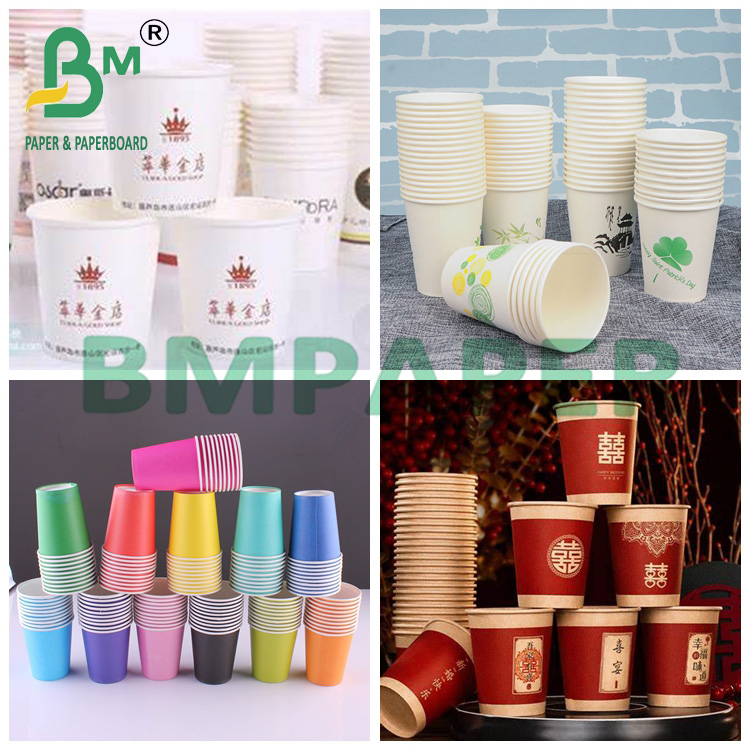250g + 20g Cup Base Paper Single Side PE Coated Board 70 * 100cm