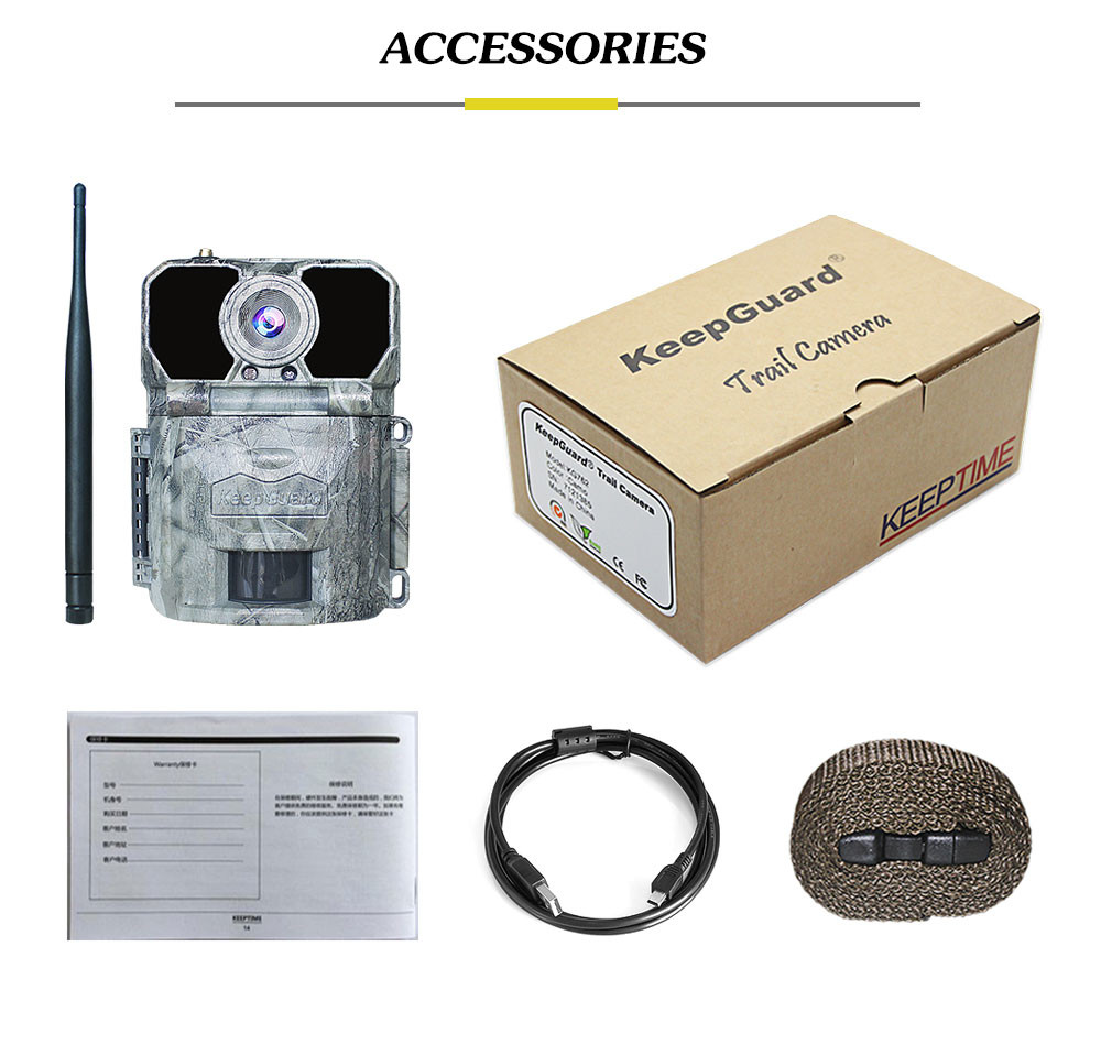 20MP Night Vision Hunting Cameras SMTP MMS SMS IP67 Wildlife Trail Hunting Camera