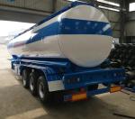 Aluminium Fuel Tanker Trailer Truck Manufacturers 3 Axle Gasoline Crude Oil