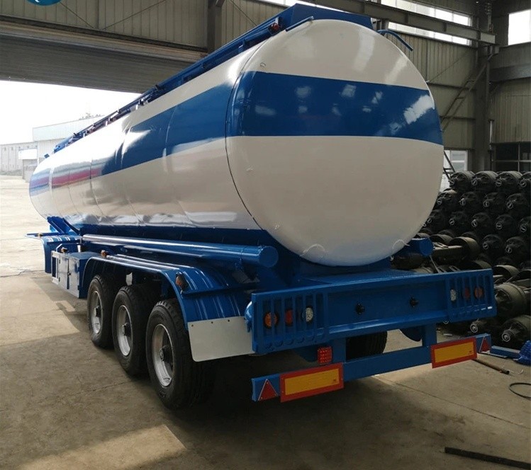 Aluminium Fuel Tanker Trailer Truck Manufacturers 3 Axle Gasoline Crude Oil Trailer