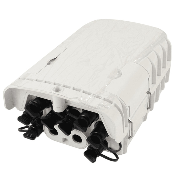 ABS PLC 8 Port Fiber Termination Box Grey Optical Terminal Enclosure IP65