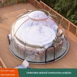 Pc Starry Sky Transparent House Hotel Restaurant Transparent Bubble Housevilla