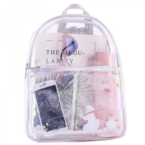 Multi-function Outdoor Sport Travel Hiking Backpack, Clear Large Unisex