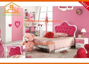 Wholesale Hello kitty modern environmental hot pink cheap children smart princess kids bedroom furniture sets from china suppliers