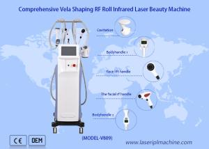 Wholesale Professional 640nm Cavitation Machine Body Slimming Vela Infrared Laser Rf Roll Shaper 90kpa from china suppliers