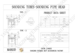 Wholesale How Order For SOUNDING TUBES-STAINLESS STEEL SOUNDING PIPE HEAD FH-40A from china suppliers