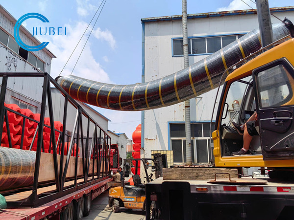 Abrasion Resistant 24 Inch Self Floating Hose With Rubber Material For Tough Conditions