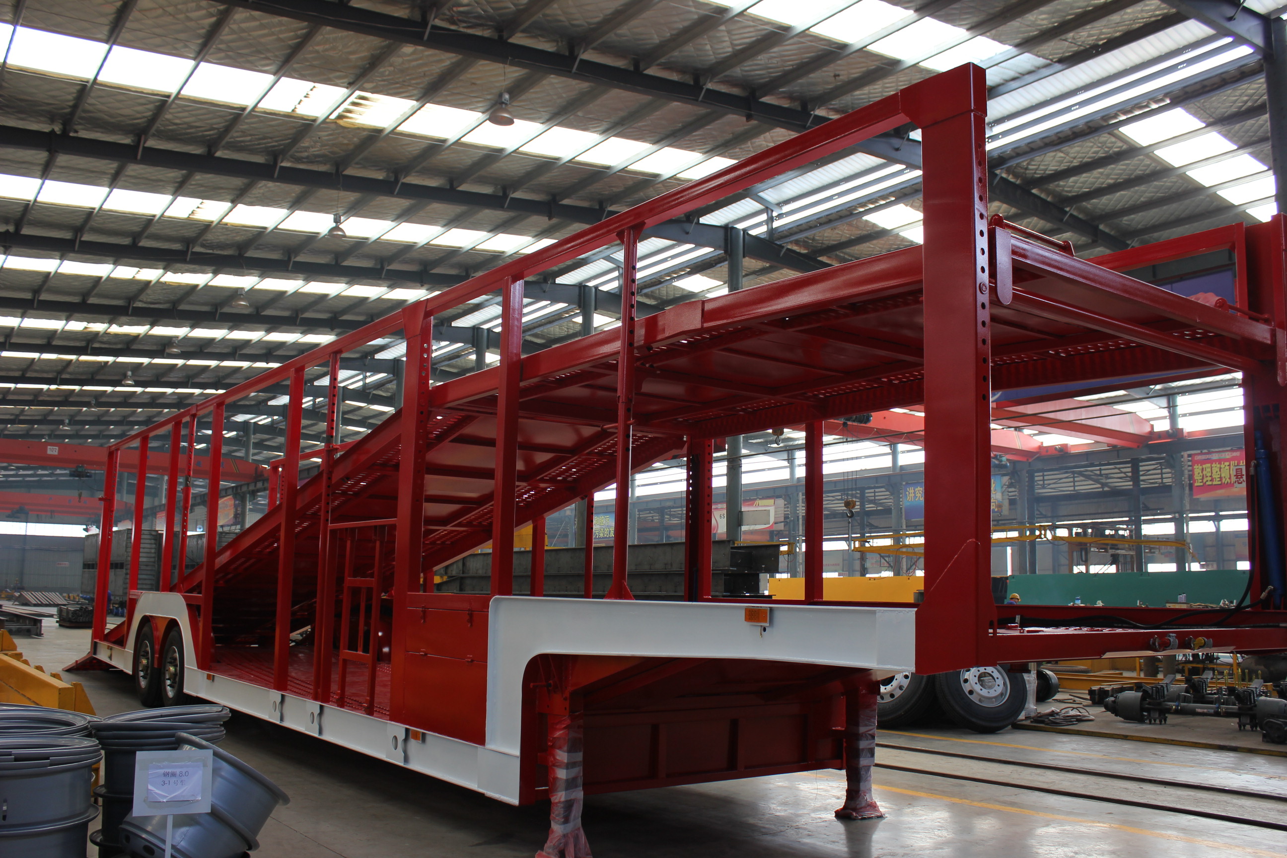Car Carrier Transport Semi Trailer Car Trailer As Customer's Requirements
