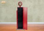Gas Pump Storage Cabinet Decorative Wooden Cabinet Wood Floor Rack Red Color