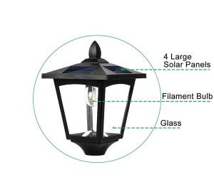 Wholesale 67'' Solar Garden Post Light Waterproof IP54 For Yard Garden Pathway from china suppliers