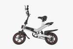 Portable Tourist Electric City Folding Bike 350W Engine Power Front / Rear Dual