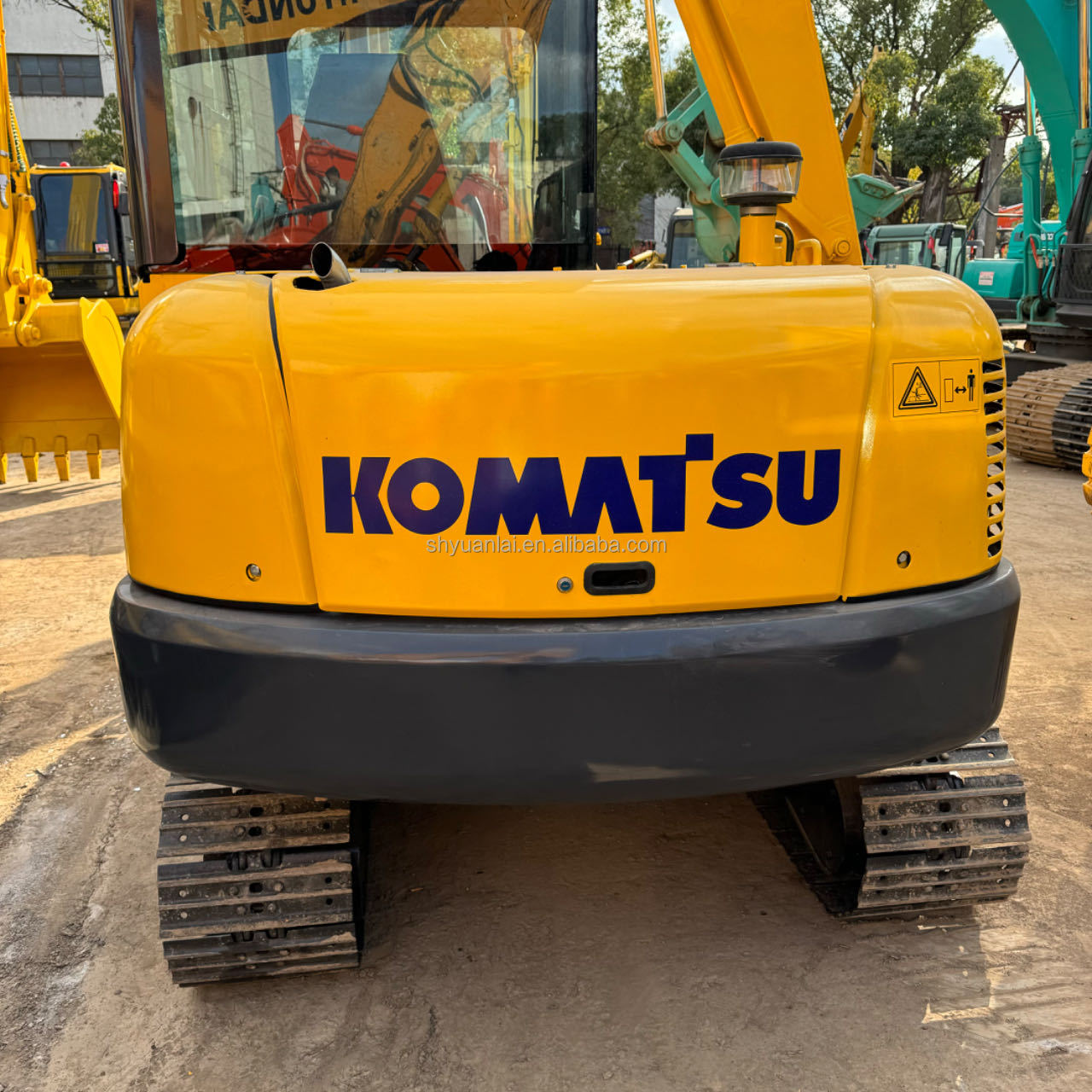 5 Ton Used Komatsu Excavator PC56 Fuel-saving Systems Working Systems Original Color