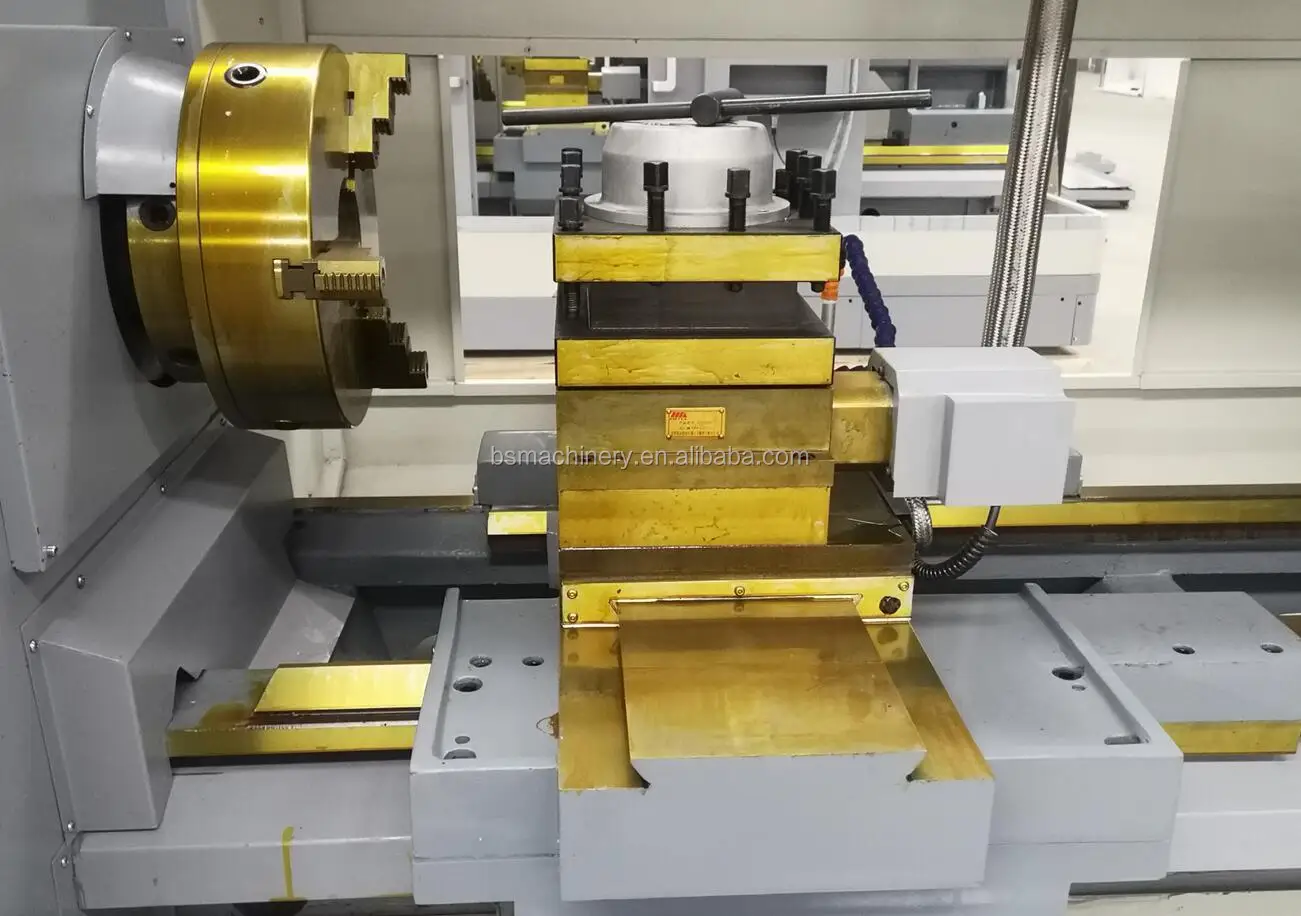 CK6180/3000 Cnc Turning Lathe Machine Horizontal Metal Processing Flat Bed