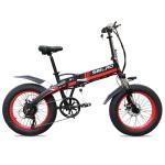 Integrated Battery Smlro S9 Electric Bike , 22MPH E Bike 20 Inch