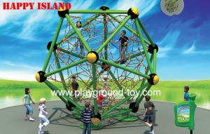 Wholesale Novel Design Kids Rope And Steel Outdoor Kids Climbing Wall Equipment from china suppliers