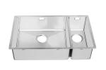 Factory Price SUS304 Undermount 32 Inches Double Bowl Stainless Steel Kitchen