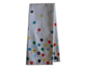 Wholesale Cotton Tea Towel White with Flower Printed from china suppliers