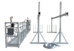 Painted Steel Swing Stage Equipment , 6m Rope Suspended Platform Hoist