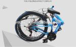 Steel 21 Speed 24 Inch Folding Mountain Bike
