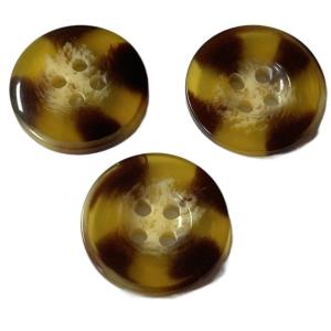 Wholesale Resin Faux Horn Coat Buttons 20mm 4 Hole Apply For Women'S Coat Sweater from china suppliers