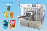 Pasty Product Feeding Conveyor Premade Pouch Filling Machine Rotary Sealing