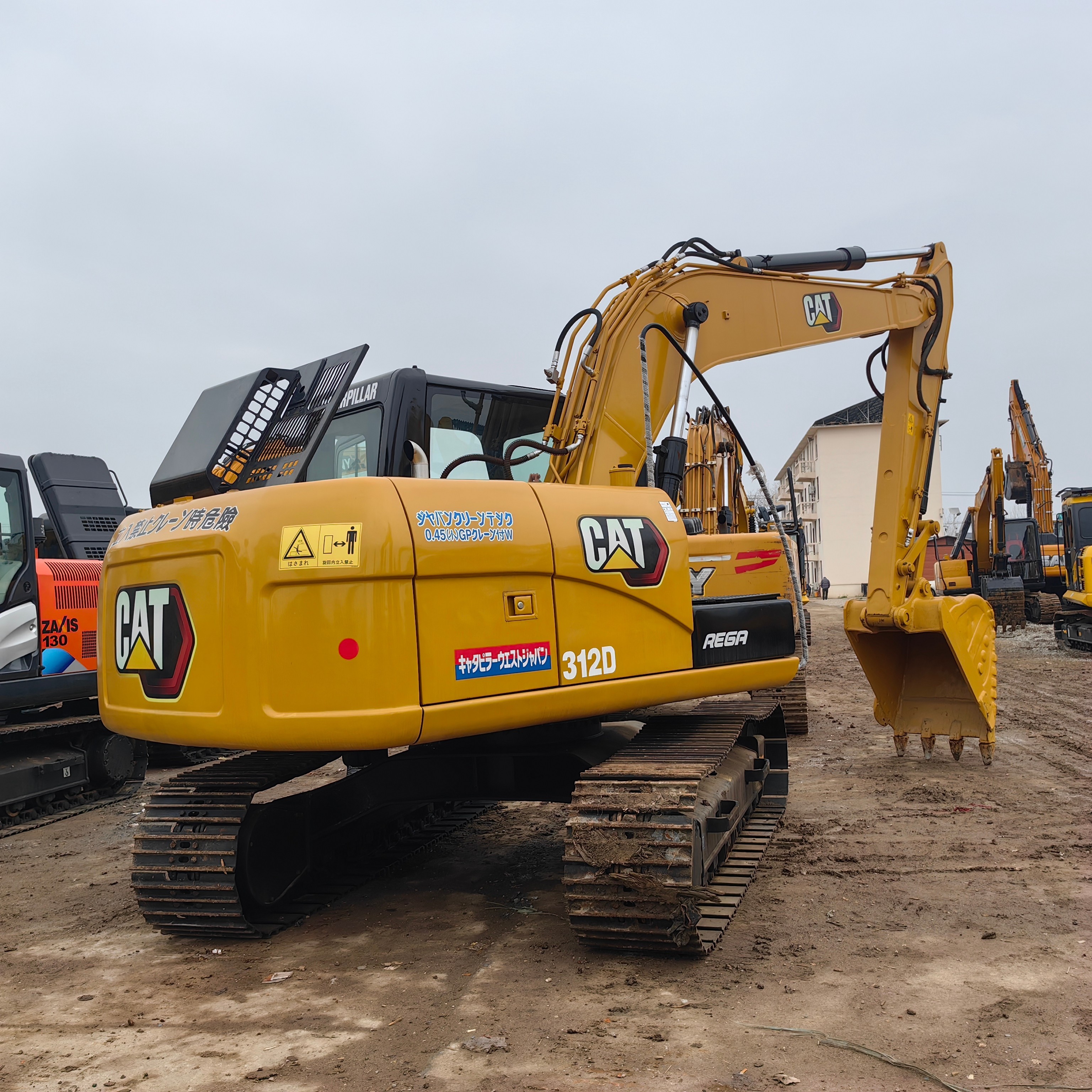 12 Ton Caterpillar 312D Used Imported Construction Excavator Second Hand Cat Digger