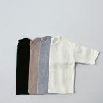 190gsm Kids Basic Pocket Long Tee 4 Colors Regular Fit Style 100% Cotton