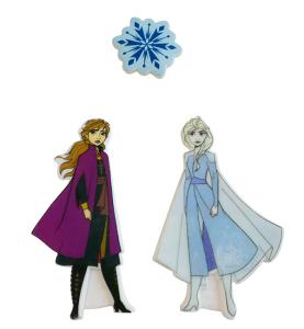 Wholesale Frozen Theme Molded Icing Cake Toppers , Edible Muffin Cake Decoration from china suppliers