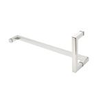 Polished Entrance Black Door Handle Pull for Building Bathroom Glass Door