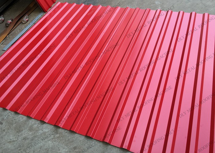 CR12 Roofing Corrugated Sheet Roll Forming Machine PLC For Metal Roof Making