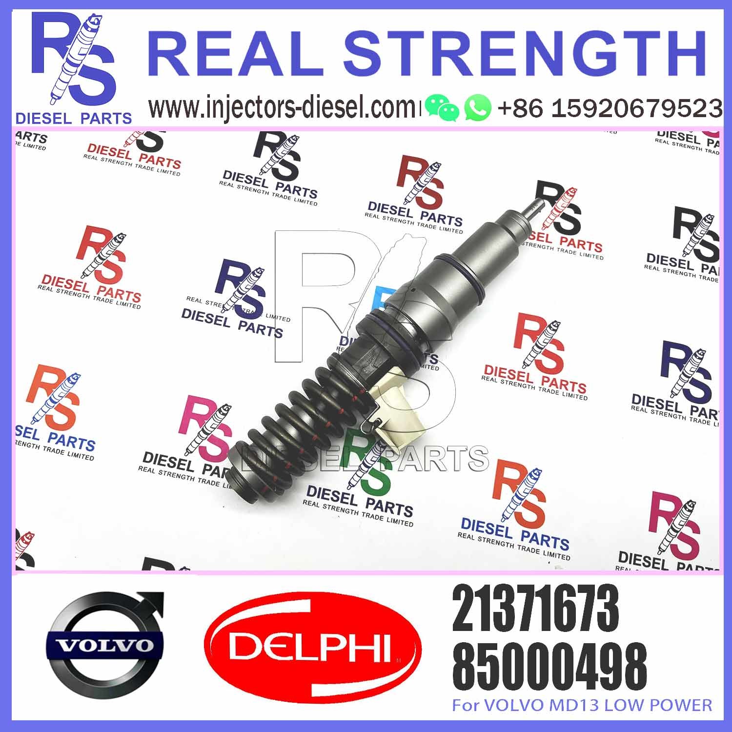 Fuel Injector 21371673 VOE21371673 21340612 for V-O-L-V EC380D EC480D Excavator BEBE4D24002