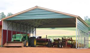 Wholesale Weather Proof Steel Farm Storage Buildings For Tractor Farming Equipment from china suppliers