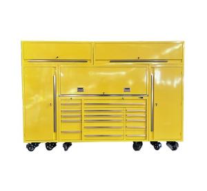 Wholesale Heavy Duty Workshop Metal Mobile Tool Cart with Drawer and Stainless Steel Handles from china suppliers