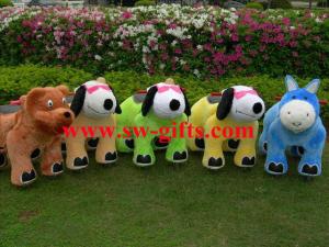 Wholesale Funny kid toys motorized plush riding animal ,animal scooter in mall from china suppliers