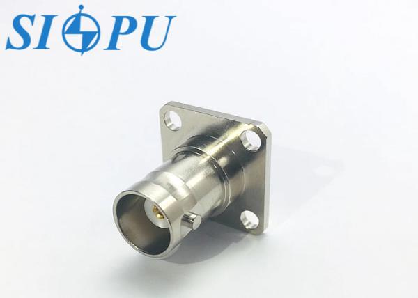 BNC Female RF Coaxial Connector – Flange Mount, for 2# Semi-Rigid/Semi-Flexible