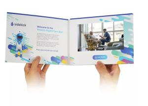 Wholesale Video In Paper Print 7 Inch Lcd Advertising Player Video Display Brochure Book from china suppliers