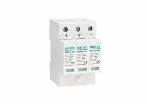 Wholesale 40ka 1000V Class II 3P PV Surge Arrester Protector 35mm Din Rail Mount from china suppliers